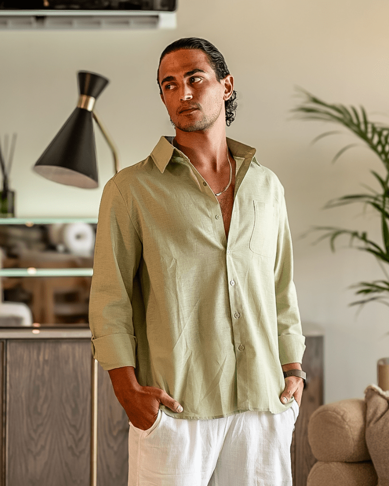 Cape Town - 100% Linen Shirt - SANVELIER SHOP