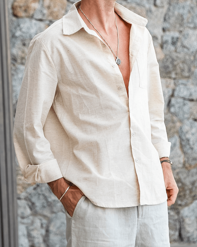 Cape Town - 100% Linen Shirt - SANVELIER SHOP