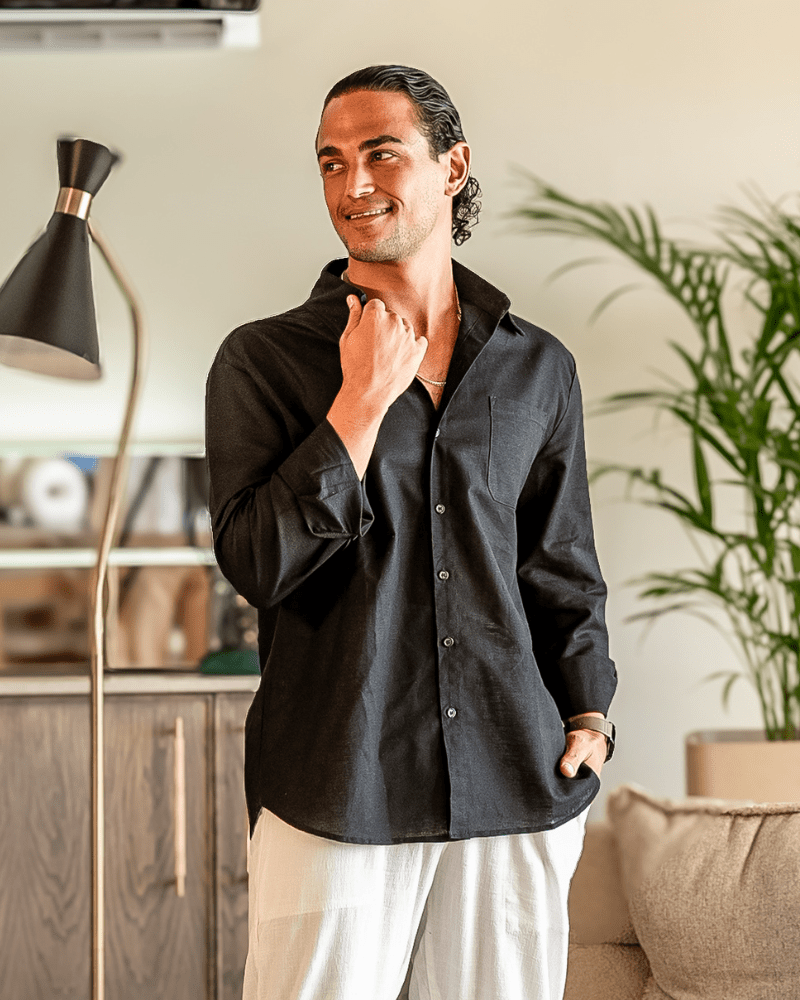 Cape Town - 100% Linen Shirt - SANVELIER SHOP