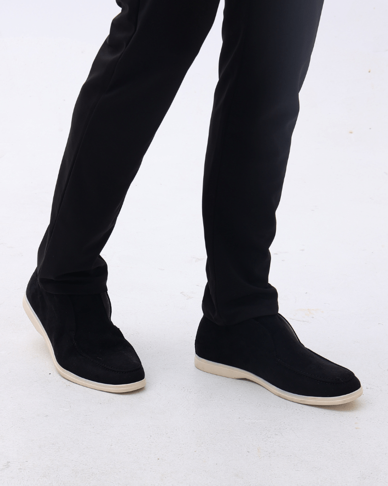 Old Money High Suede Loafers - SANVELIER SHOP