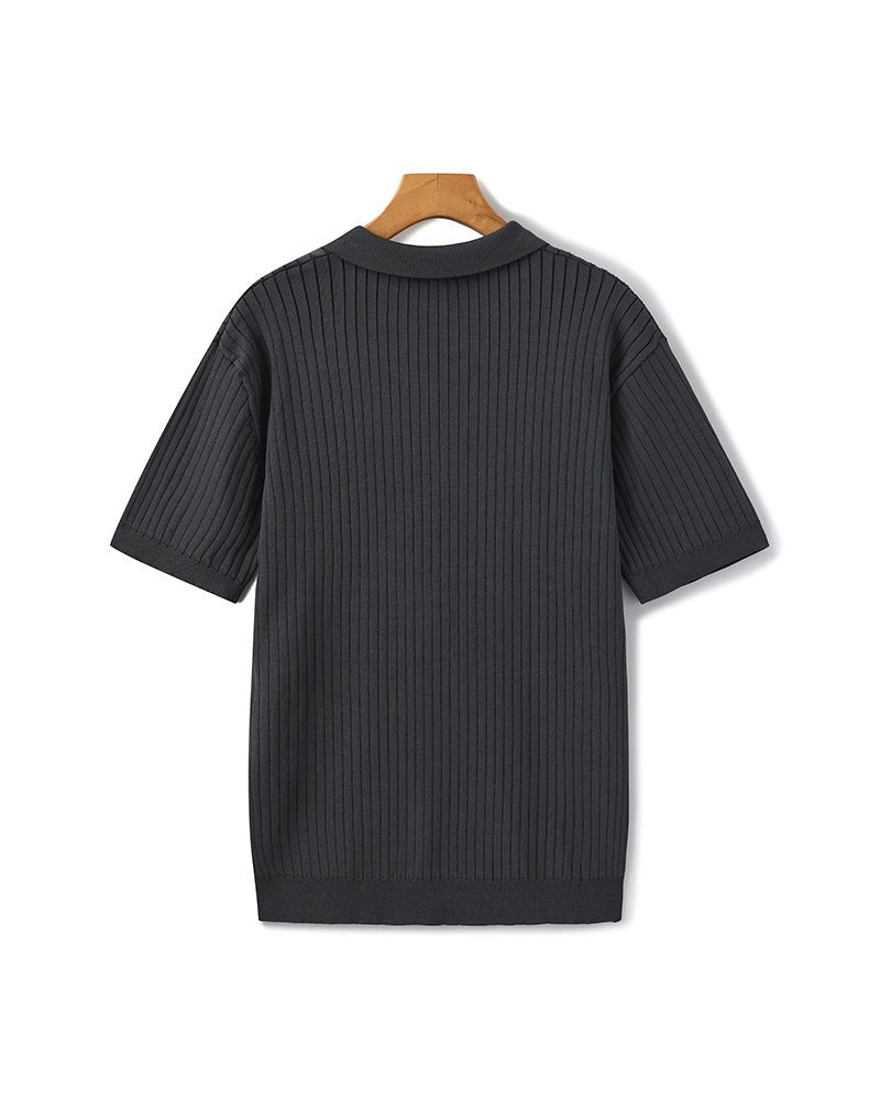 Premium Ribbed Polo - SANVELIER SHOP