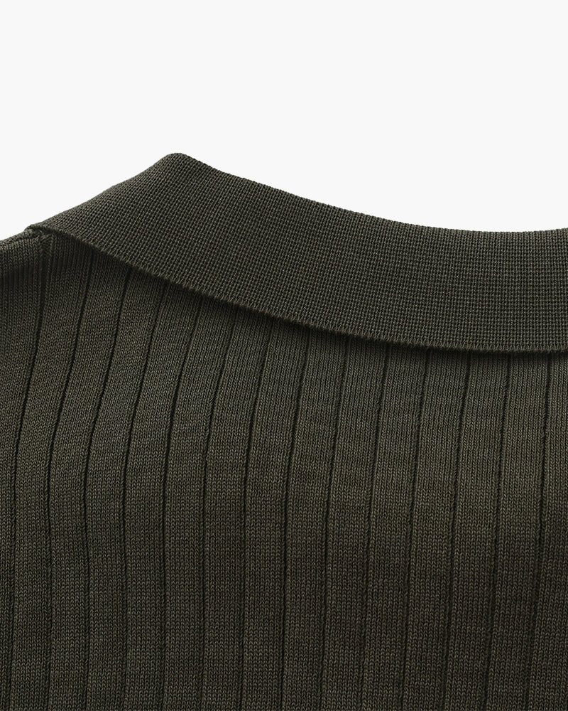 Premium Ribbed Polo - SANVELIER SHOP