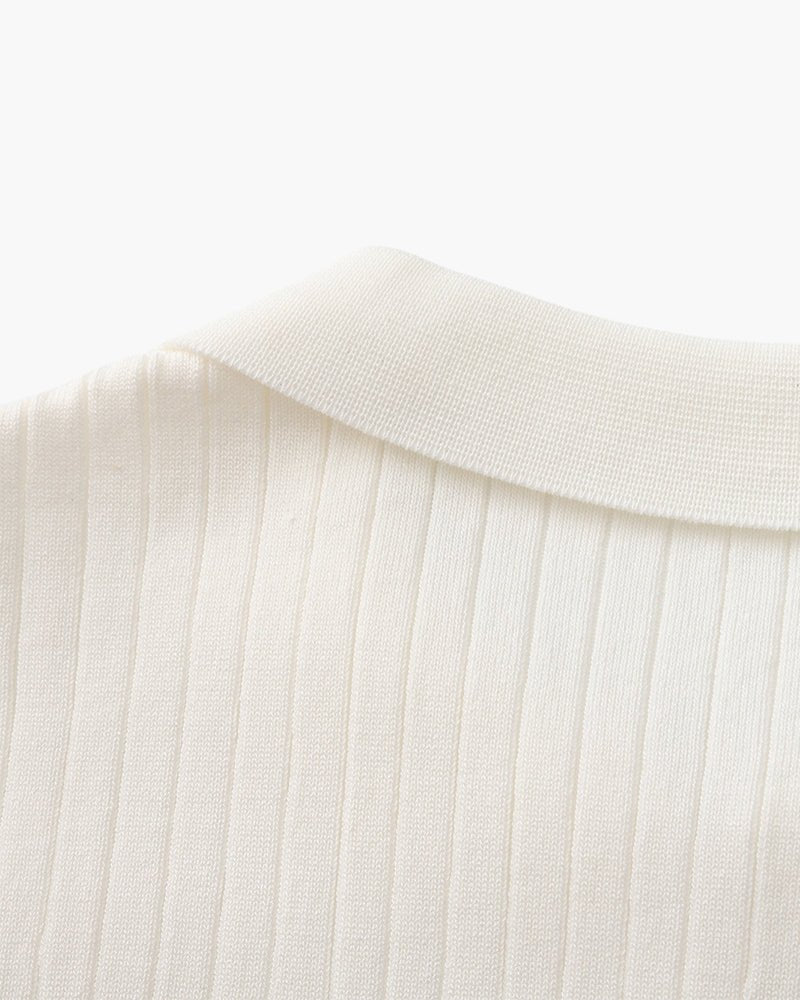 Premium Ribbed Polo - SANVELIER SHOP