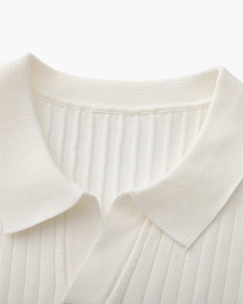 Premium Ribbed Polo - SANVELIER SHOP