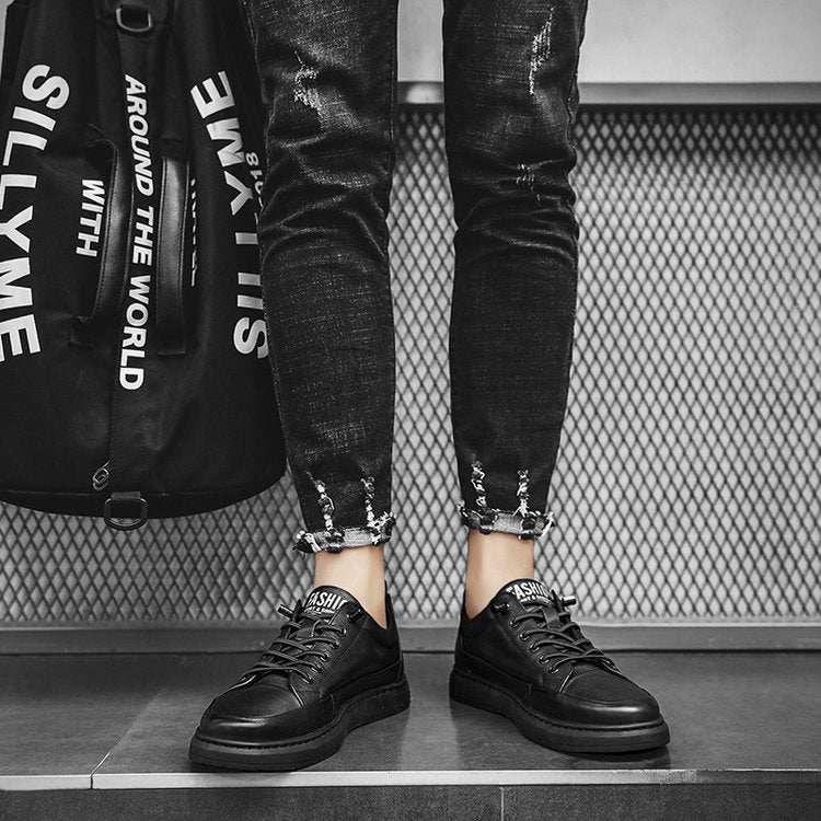 Casual genuine leather shoes - SANVELIER SHOP