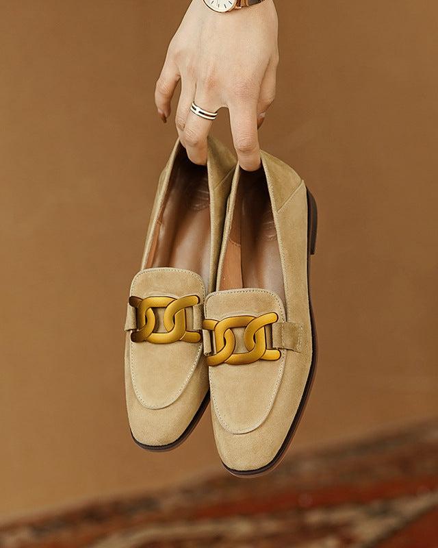 Duchess Loafers Suede - SANVELIER SHOP