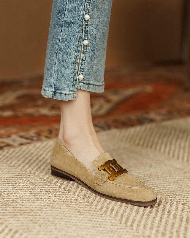Duchess Loafers Suede - SANVELIER SHOP