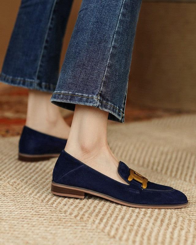 Duchess Loafers Suede - SANVELIER SHOP