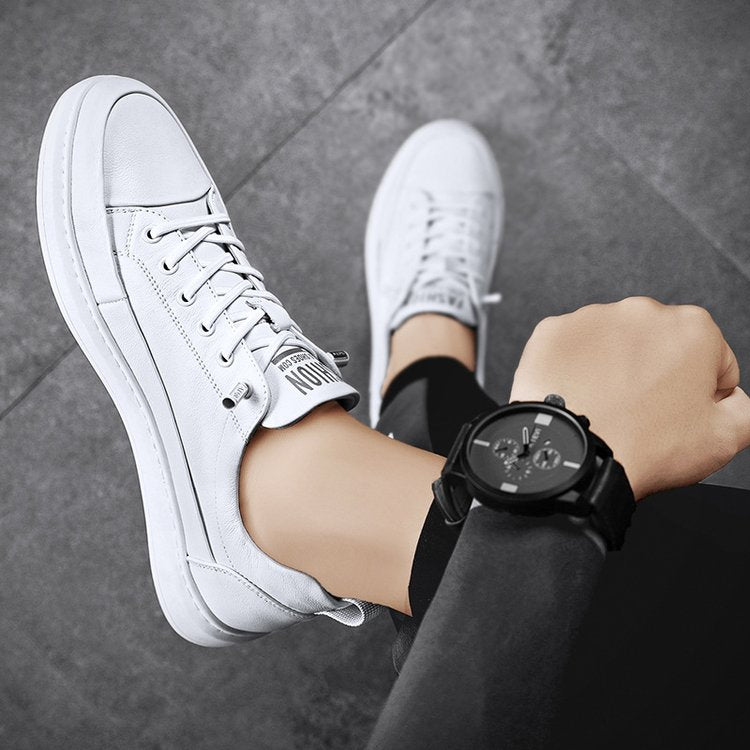 Casual genuine leather shoes - SANVELIER SHOP