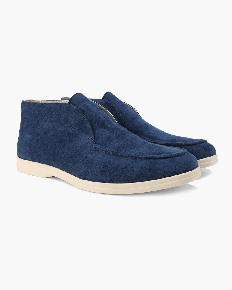 Old Money High Suede Loafers - SANVELIER SHOP