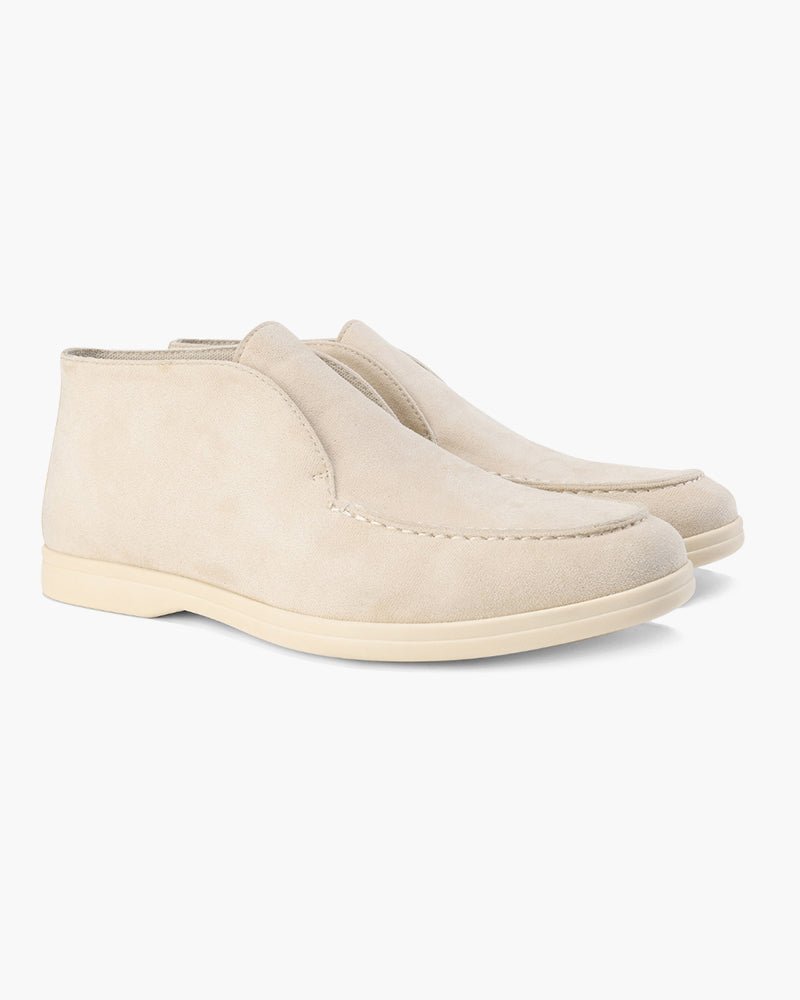 Old Money High Suede Loafers - SANVELIER SHOP