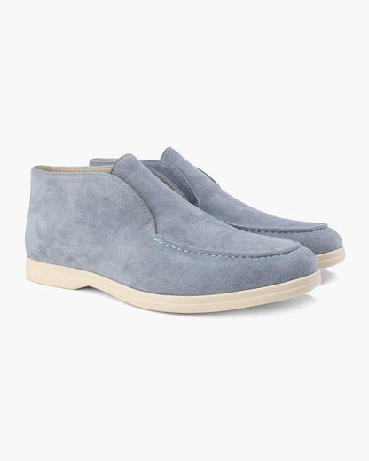 Old Money High Suede Loafers - SANVELIER SHOP