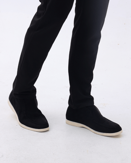 Old Money High Suede Loafers - SANVELIER SHOP