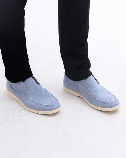 Old Money High Suede Loafers - SANVELIER SHOP