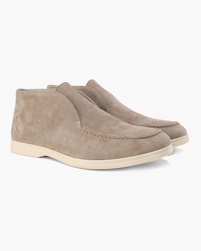 Old Money High Suede Loafers - SANVELIER SHOP
