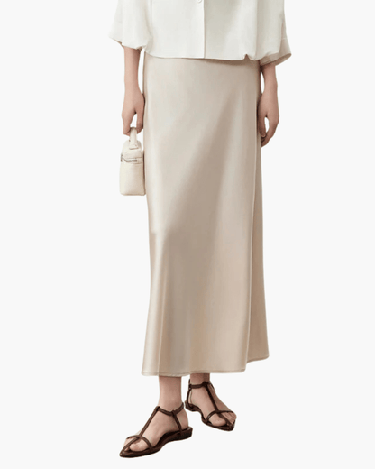 Old Money Silk Skirt - SANVELIER SHOP