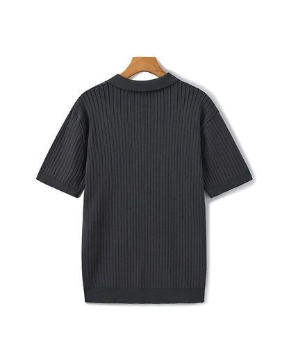 Premium Ribbed Polo - SANVELIER SHOP