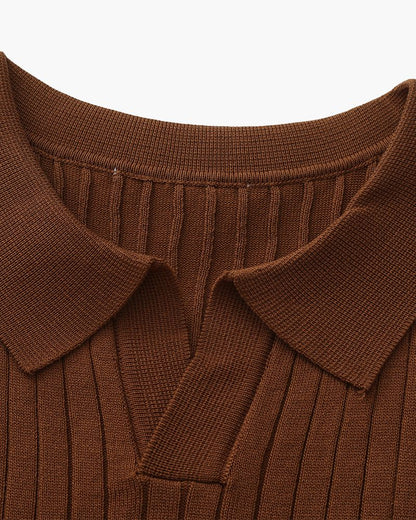 Premium Ribbed Polo - SANVELIER SHOP