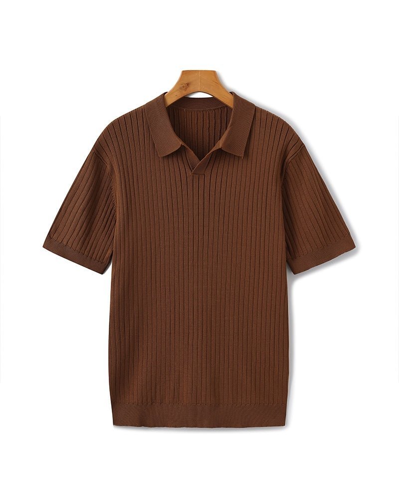 Premium Ribbed Polo - SANVELIER SHOP