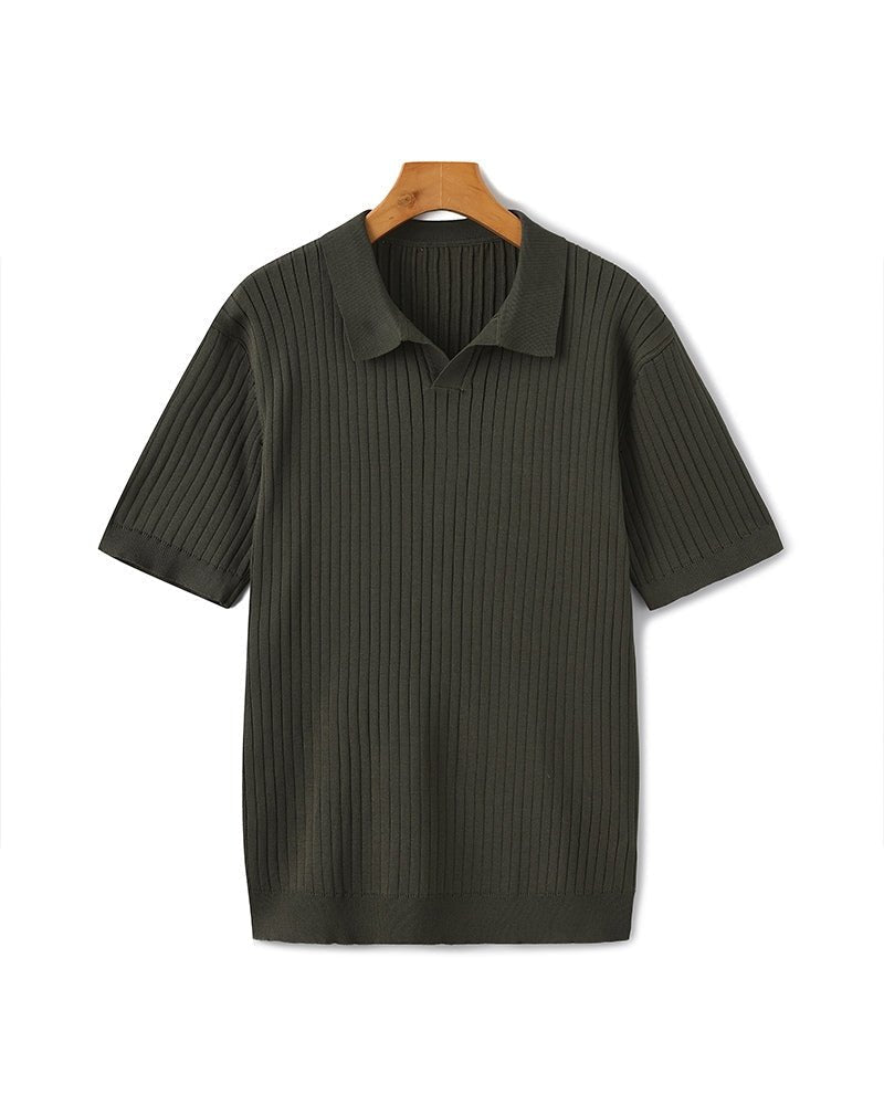 Premium Ribbed Polo - SANVELIER SHOP