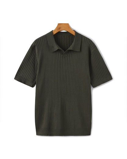 Premium Ribbed Polo - SANVELIER SHOP