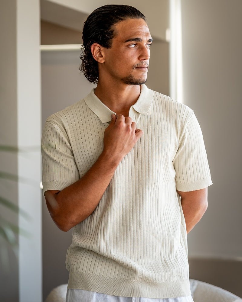 Premium Ribbed Polo - SANVELIER SHOP