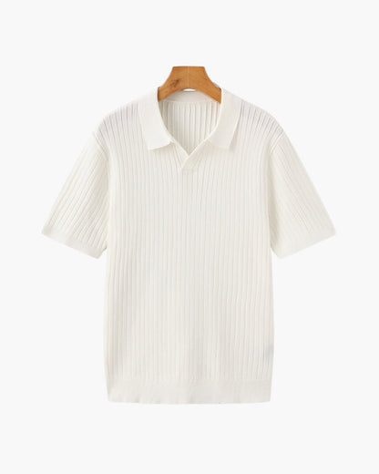 Premium Ribbed Polo - SANVELIER SHOP