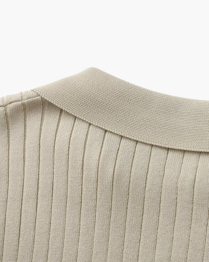 Premium Ribbed Polo - SANVELIER SHOP