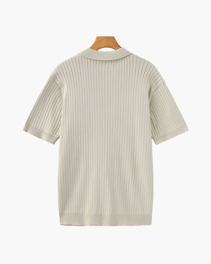 Premium Ribbed Polo - SANVELIER SHOP