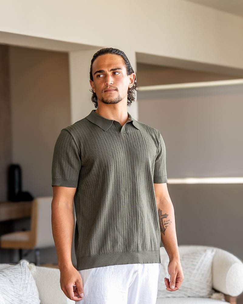Premium Ribbed Polo - SANVELIER SHOP