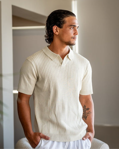 Premium Ribbed Polo - SANVELIER SHOP