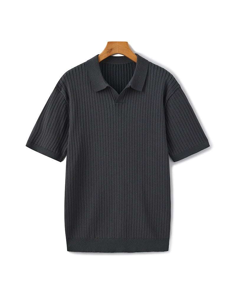 Premium Ribbed Polo - SANVELIER SHOP