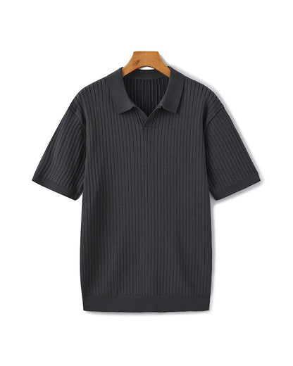 Premium Ribbed Polo - SANVELIER SHOP