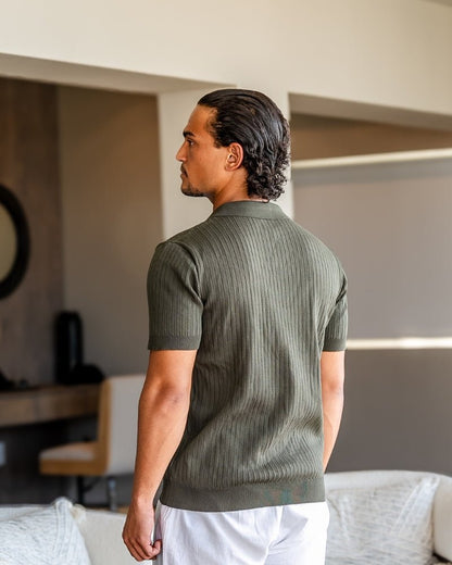 Premium Ribbed Polo - SANVELIER SHOP