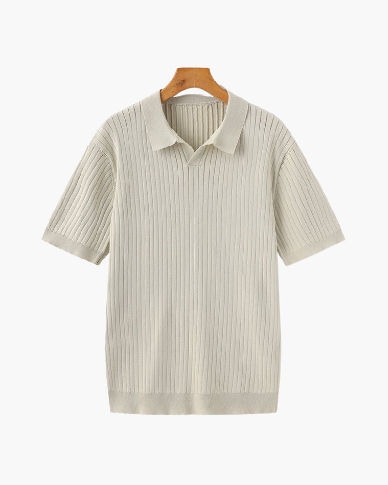 Premium Ribbed Polo - SANVELIER SHOP