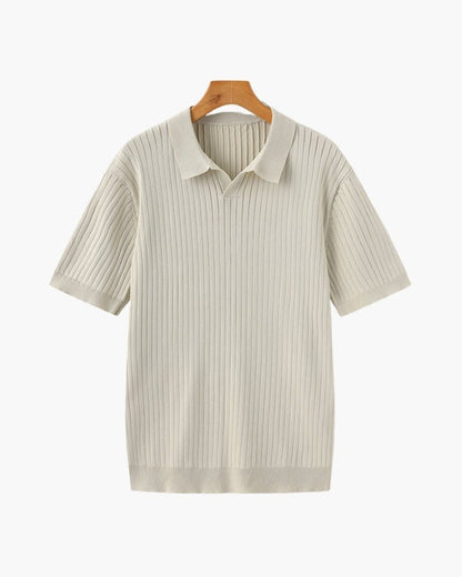 Premium Ribbed Polo - SANVELIER SHOP
