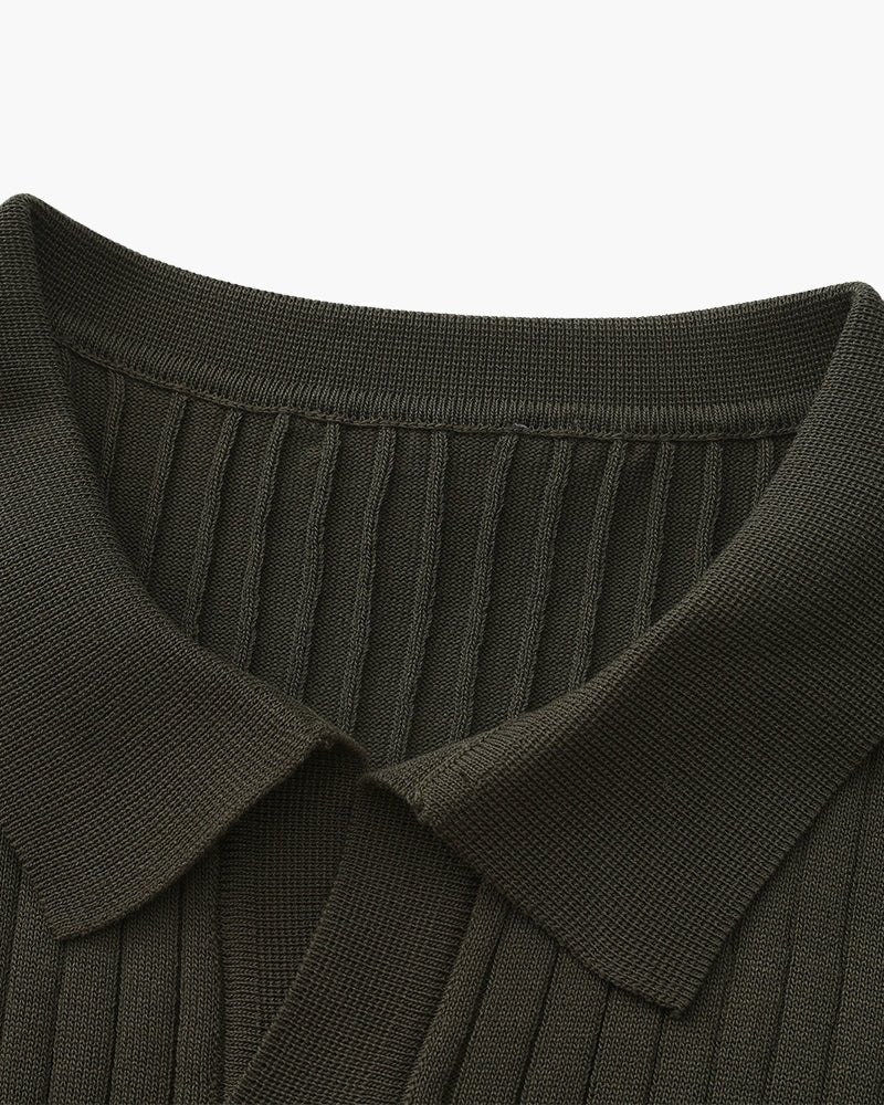 Premium Ribbed Polo - SANVELIER SHOP