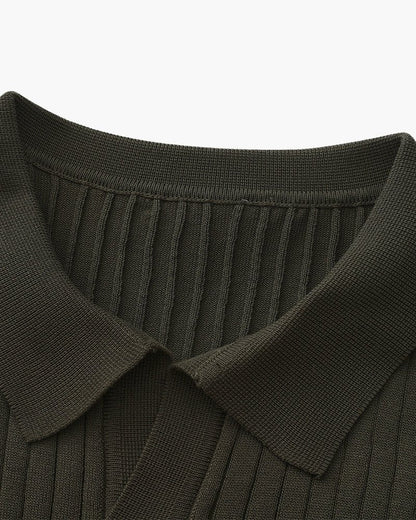 Premium Ribbed Polo - SANVELIER SHOP