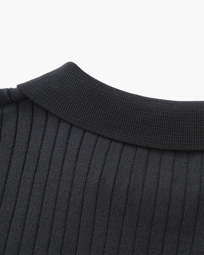 Premium Ribbed Polo - SANVELIER SHOP