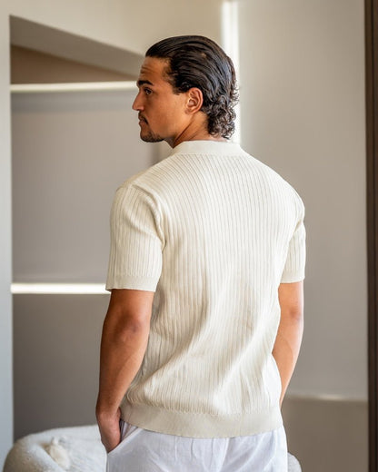 Premium Ribbed Polo - SANVELIER SHOP