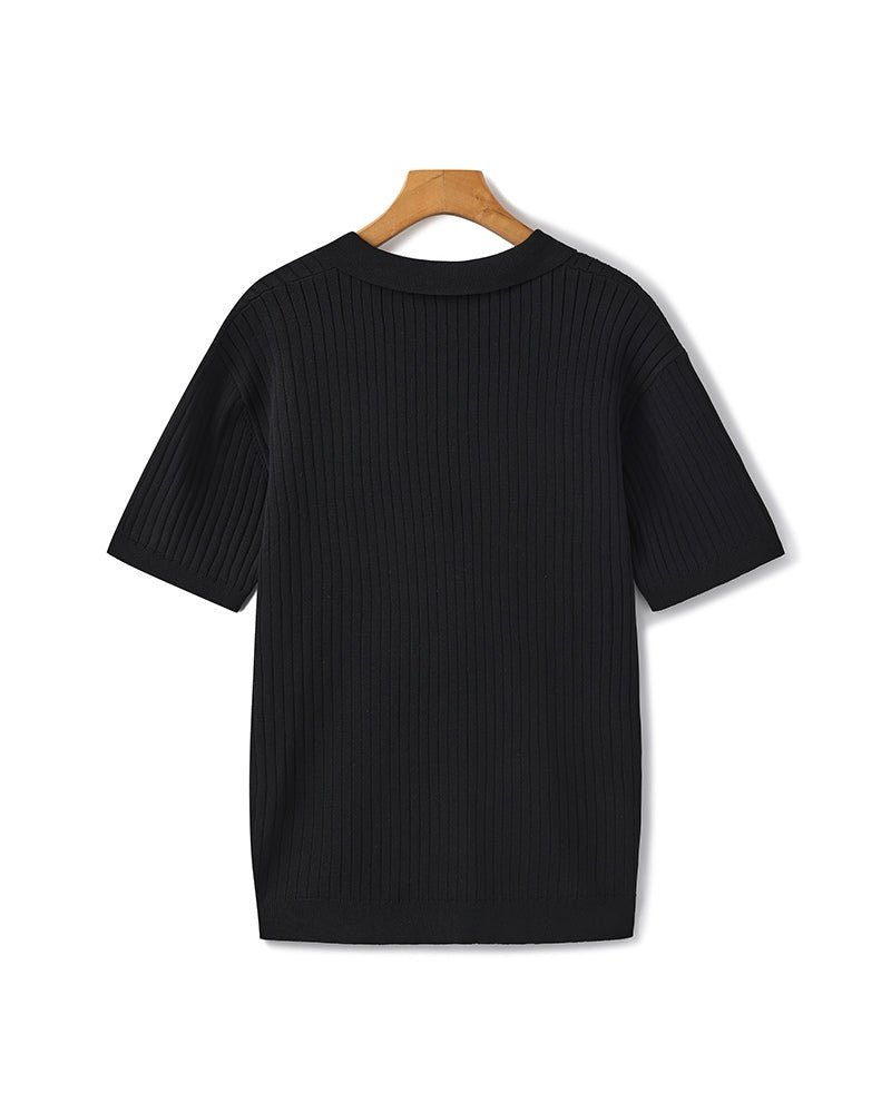 Premium Ribbed Polo - SANVELIER SHOP