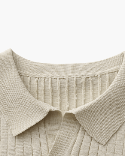 Premium Ribbed Polo - SANVELIER SHOP