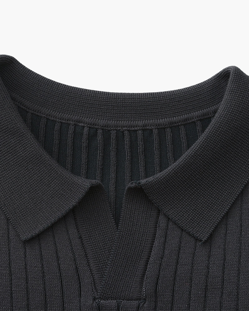 Premium Ribbed Polo - SANVELIER SHOP