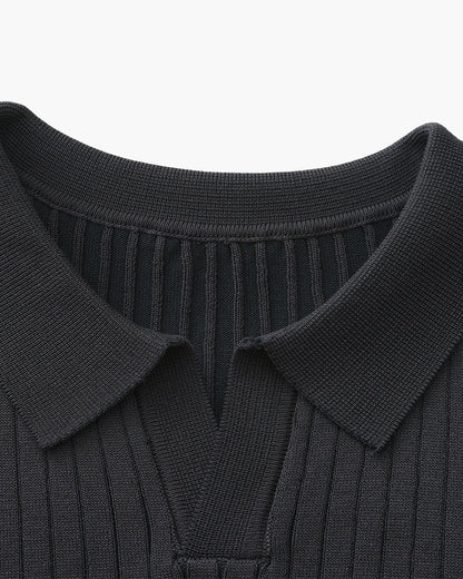 Premium Ribbed Polo - SANVELIER SHOP