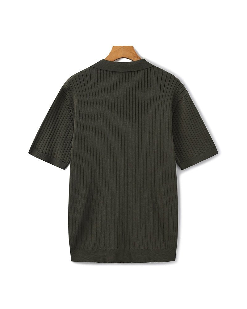 Premium Ribbed Polo - SANVELIER SHOP