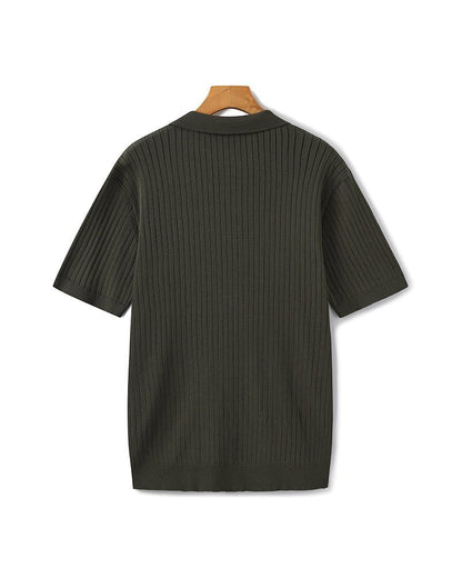 Premium Ribbed Polo - SANVELIER SHOP