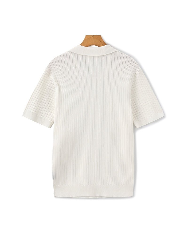Premium Ribbed Polo - SANVELIER SHOP